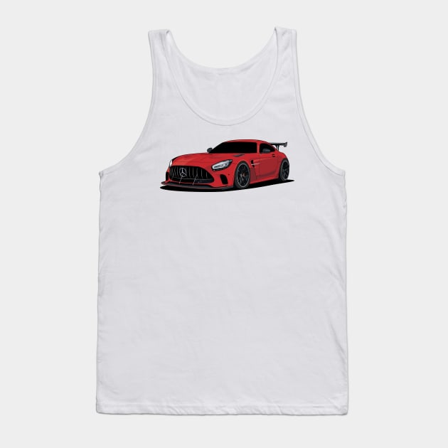 Red Merc Tank Top by Garage Buds